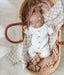 Ensemble Bonnet & Chaussons - Rose Latte