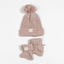 Coffret Cadeau de Luxe Tricot Bébé - Rose