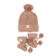 Ensemble Bonnet & Chaussons - Rose Latte